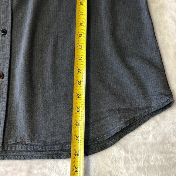Kenneth Cole Unlisted Grey Long Sleeve Button Down Shirt Size XL - Picture 11 of 11